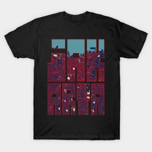 Jakarta, Indonesia City Map Typography - Hope T-Shirt